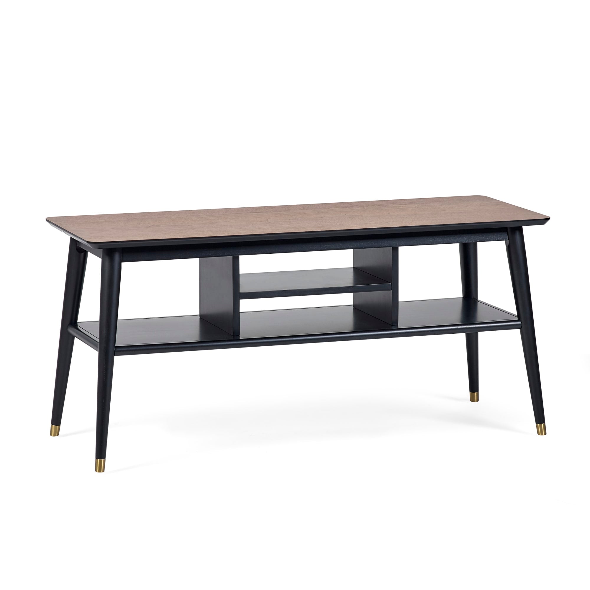 Findlay Media Unit - Walnut & Black