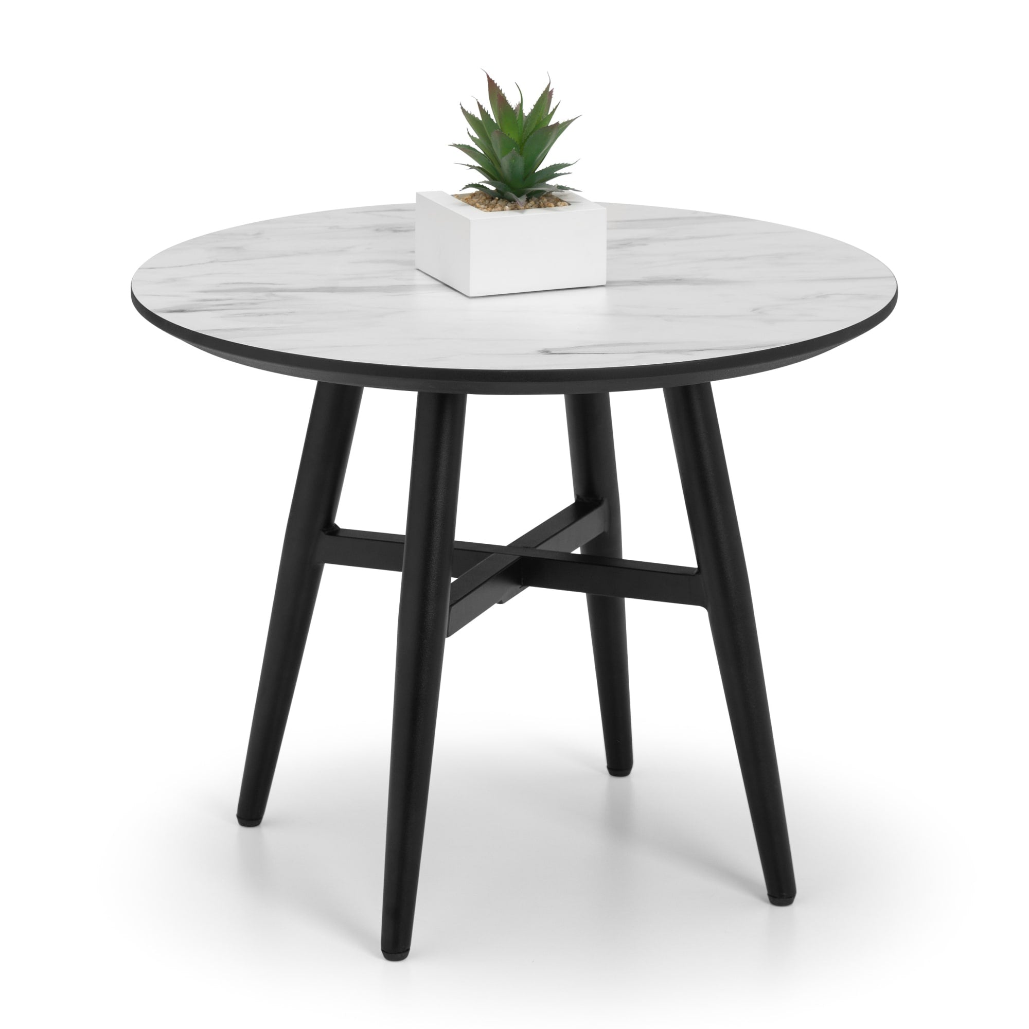 Firenze Marble Effect Lamp Table