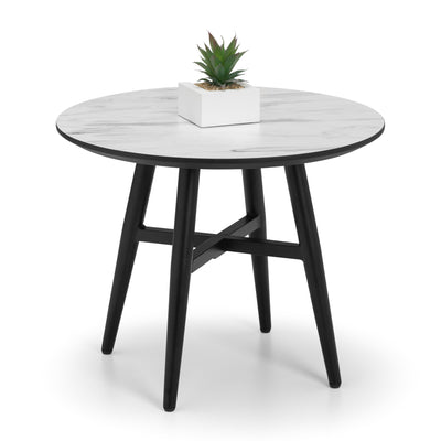 Firenze Marble Effect Lamp Table