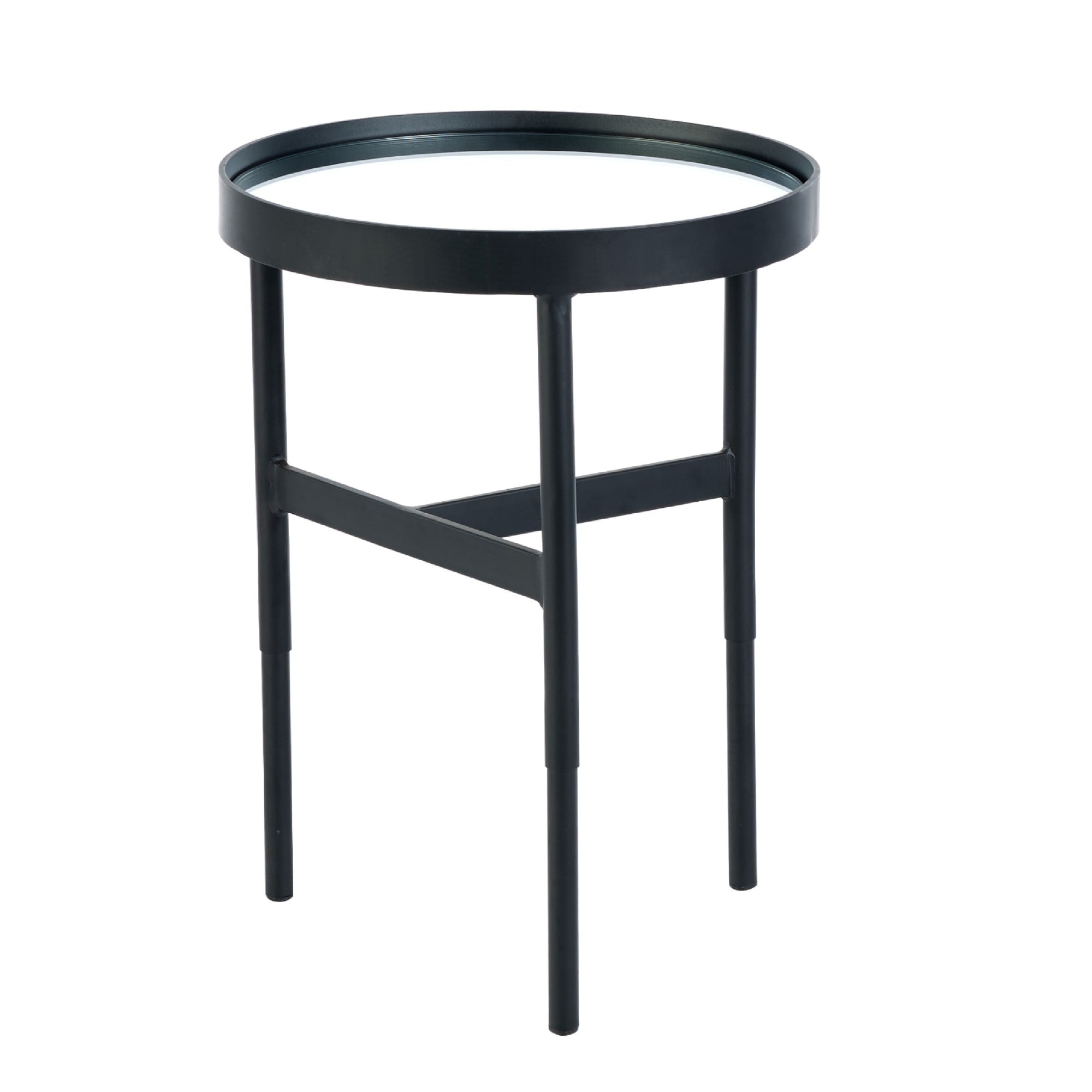 Franki Mirror Glass Lamp Table
