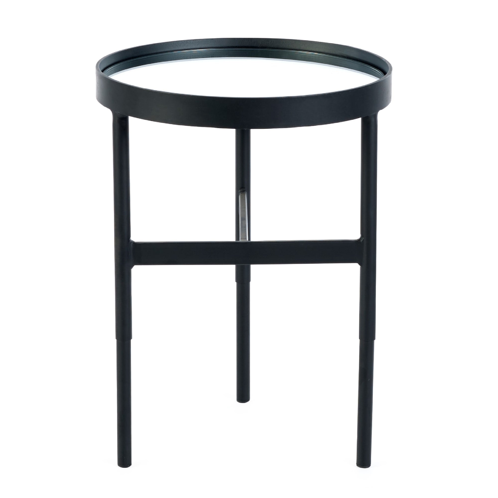 Franki Mirror Glass Lamp Table