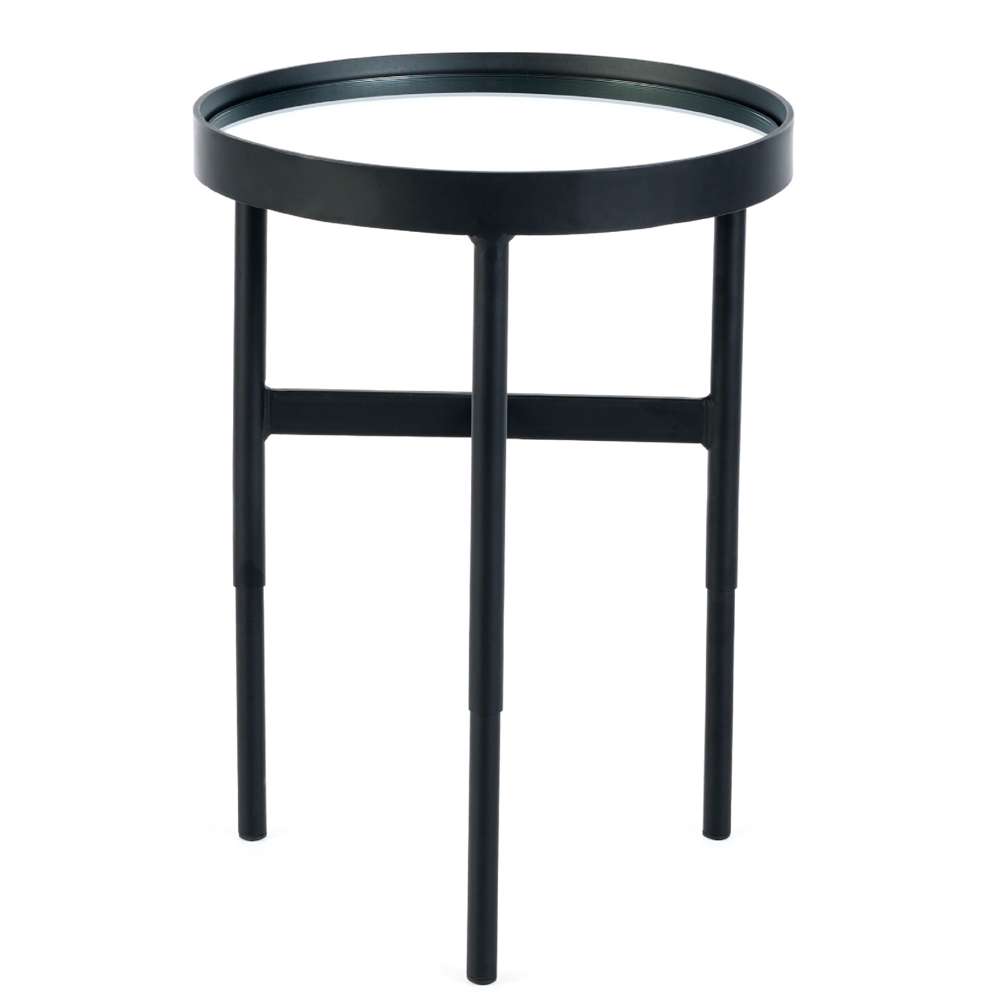 Franki Mirror Glass Lamp Table