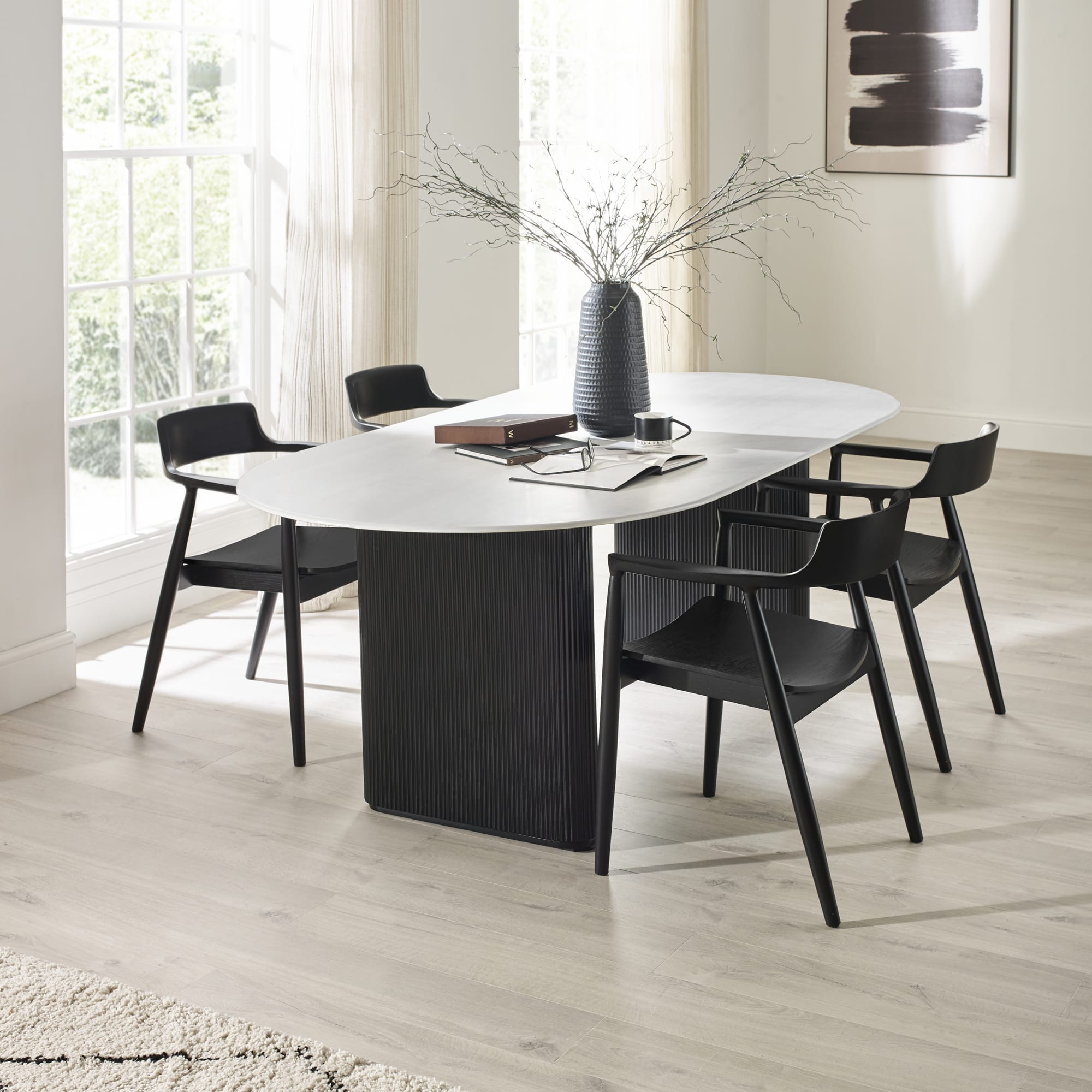 Set of 2 Franklin Dining Chair with Arms