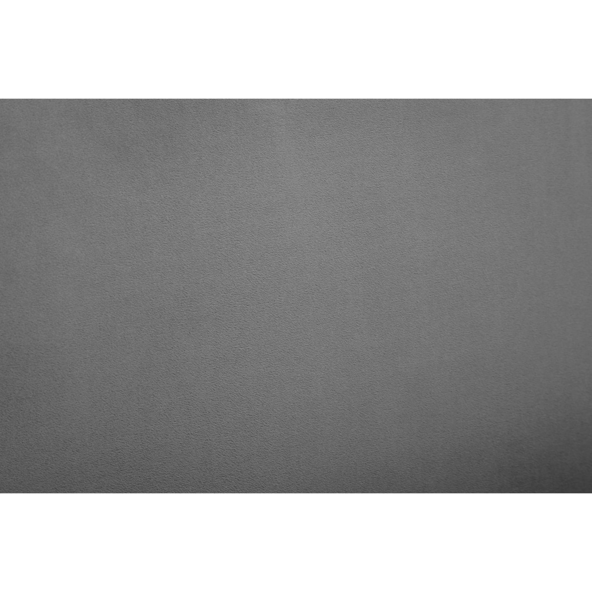 Frida Curved Velvet 150cm King Bed - Grey