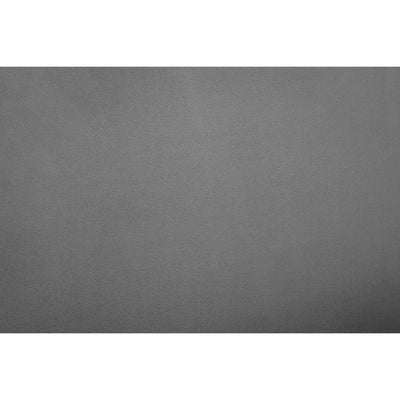 Frida Curved Velvet 150cm King Bed - Grey