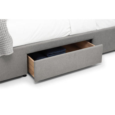 Fullerton 4 Drawer 150cm King Bed Grey
