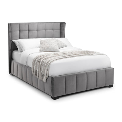 Gatsby 135cm Double Bed - Light Grey