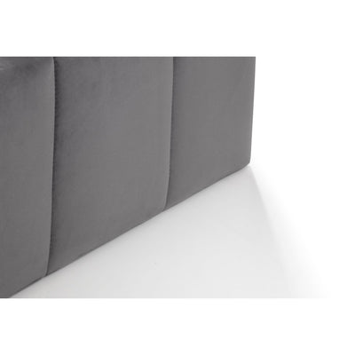 Gatsby Ottoman Storage 135cm Double Bed - Light Grey