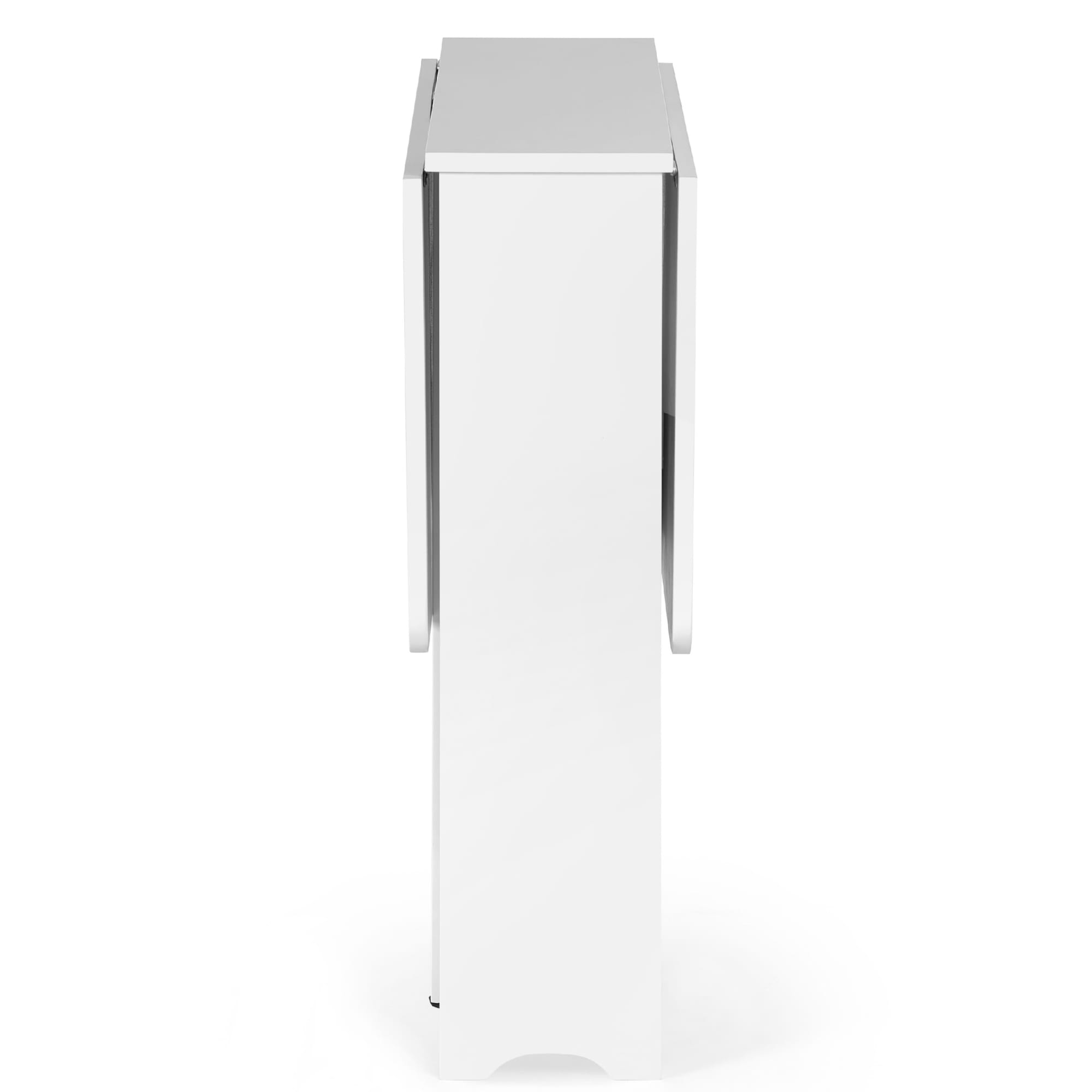 Gatan Small Gateleg Table With 2 Chairs - White