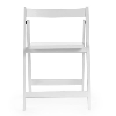 Gatan Small Gateleg Table With 2 Chairs - White