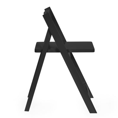 Gatan Small Gateleg Table With 2 Chairs - Black