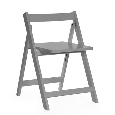Gatan Small Gateleg Table With 2 Chairs - Grey