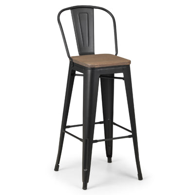 Set Of 2 Grafton Metal Bar Stools