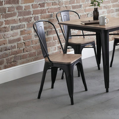 Set Of 4 Grafton Metal Chairs