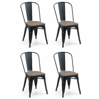 Set Of 4 Grafton Metal Chairs