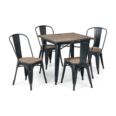 Set Of 4 Grafton Metal Chairs