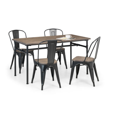 Set Of 4 Grafton Metal Chairs