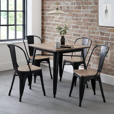 Set Of 4 Grafton Metal Chairs