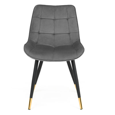 Set Of 2 Hadid Dining Chairs - Grey