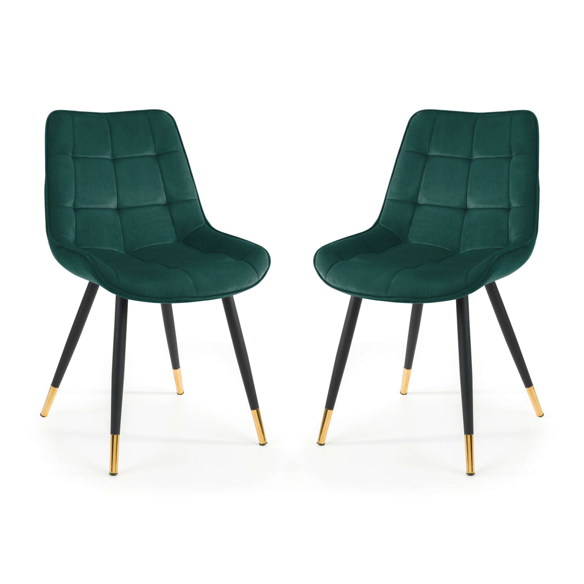 Set Of 2 Hadid Dining Chairs - Green