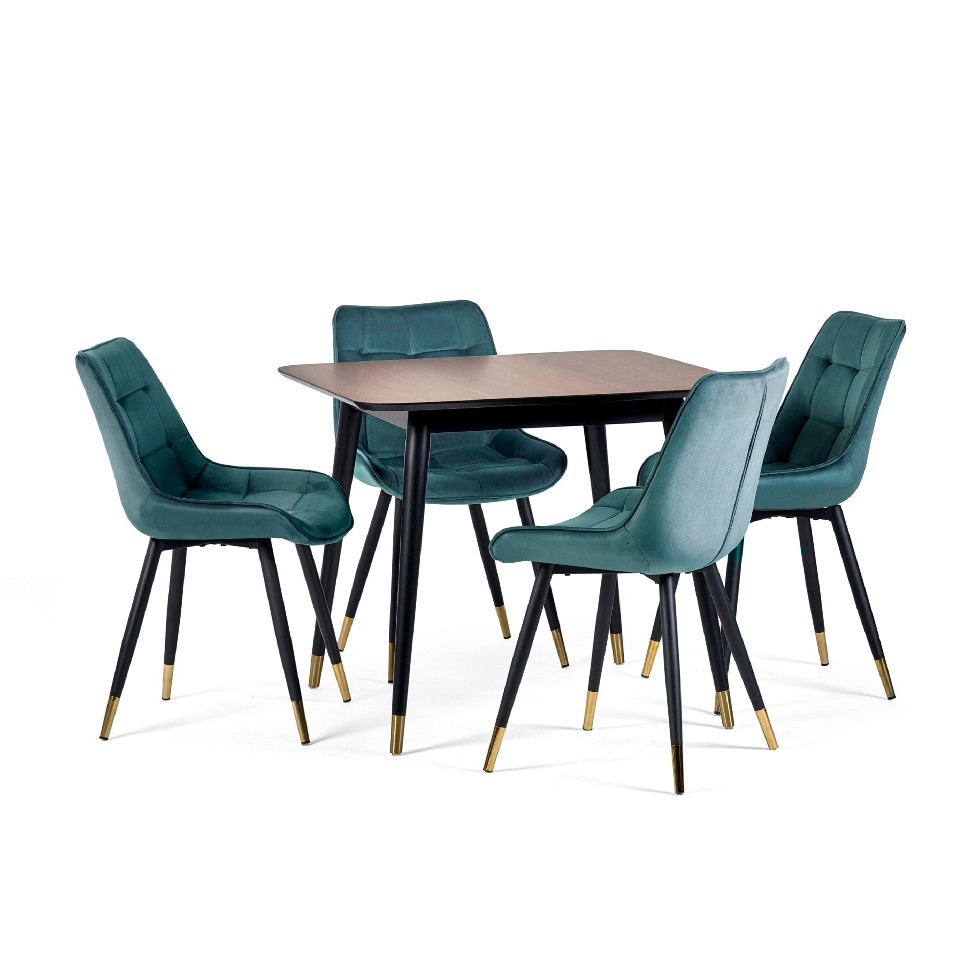 Set Of 2 Hadid Dining Chairs - Green