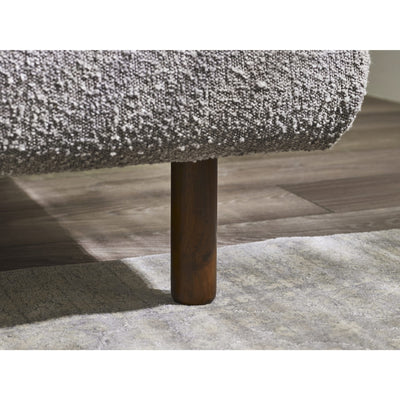 Hannah Double Bed 135Cm - Grey Boucle
