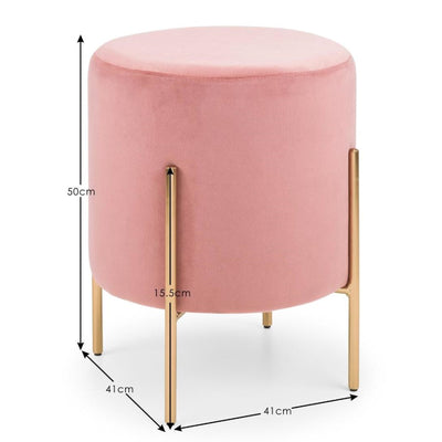 Harrogate Stool - Pink