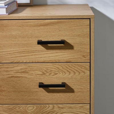 Harlow Light Oak Effect 4 Drawer Chest