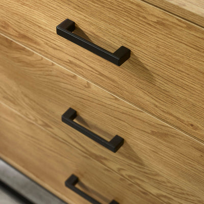 Harlow Light Oak Effect 6 Drawer Chest