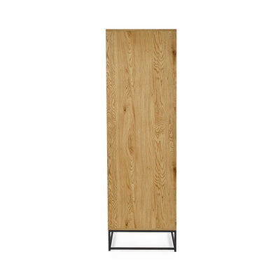Harlow Light Oak Effect 2 Door Wardrobe