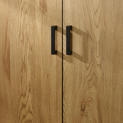 Harlow Light Oak Effect 2 Door Wardrobe