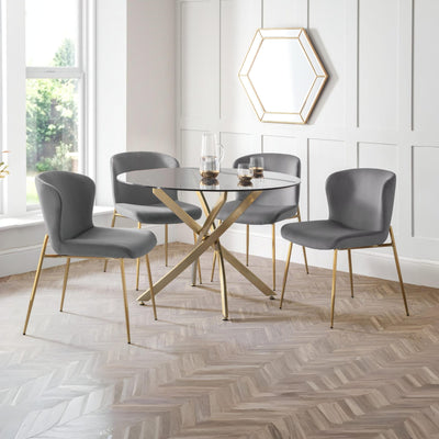 Set Of 2 Harper Dining Chairs - Grey