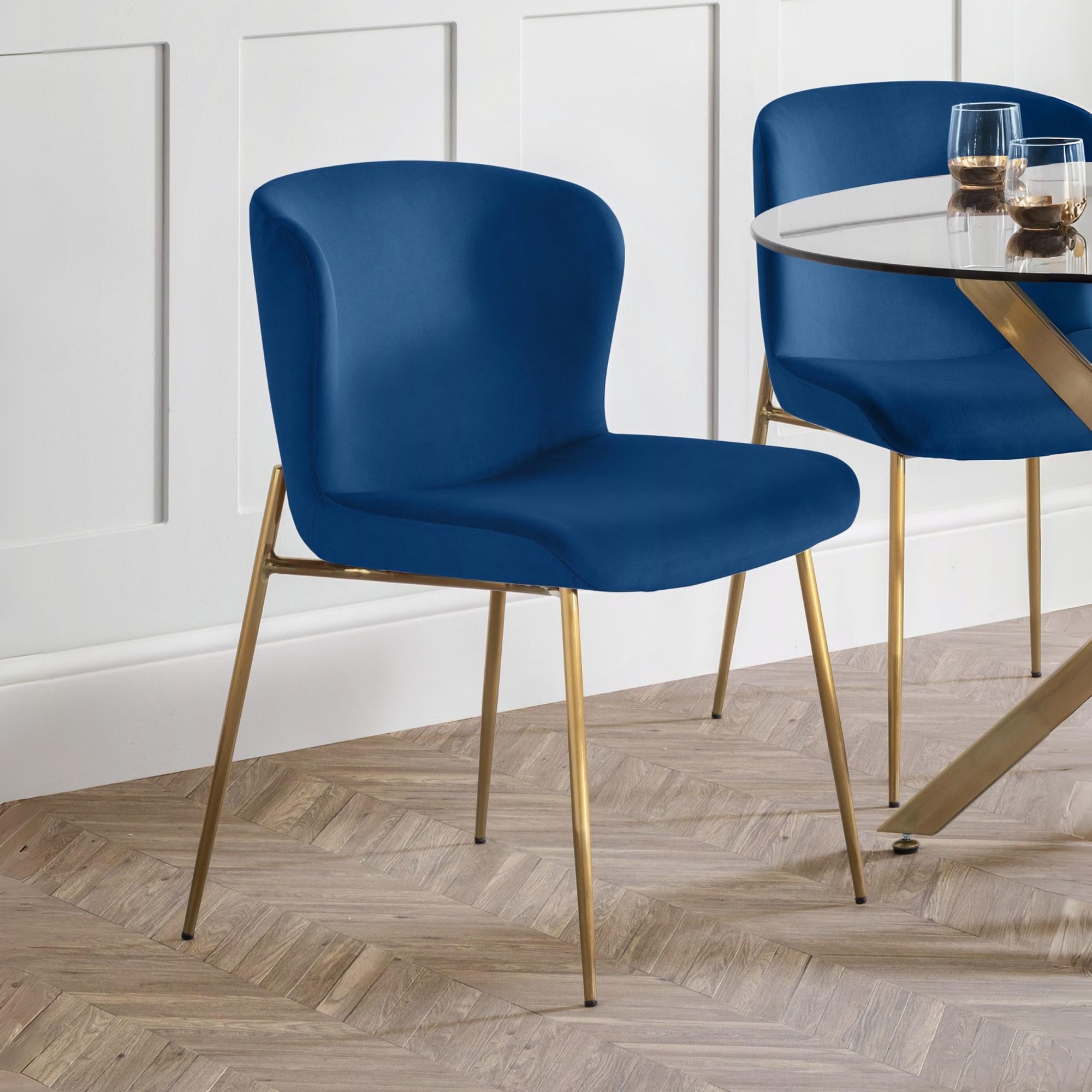 Set Of 2 Harper Dining Chairs - Blue