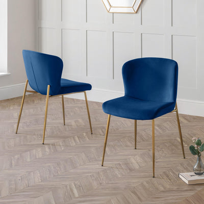 Set Of 2 Harper Dining Chairs - Blue