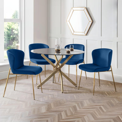 Set Of 2 Harper Dining Chairs - Blue