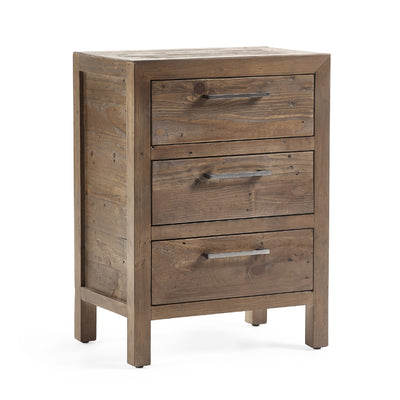 Heritage 3 Drawer Bedside