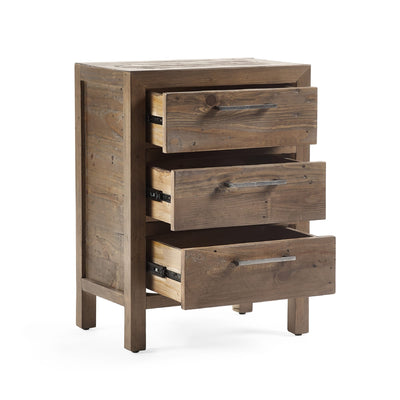 Heritage 3 Drawer Bedside
