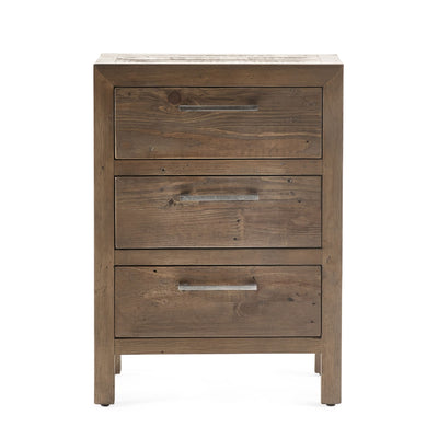 Heritage 3 Drawer Bedside
