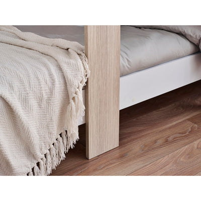 Horizon Bunk Bed - Pale Wood And White