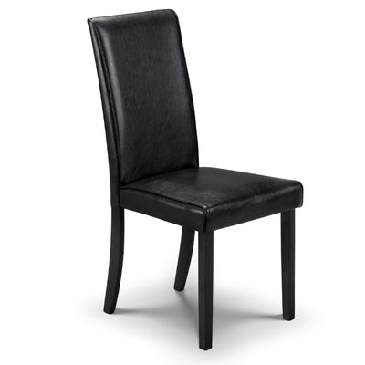 Set Of 2 Hudson Black Dining Chairs