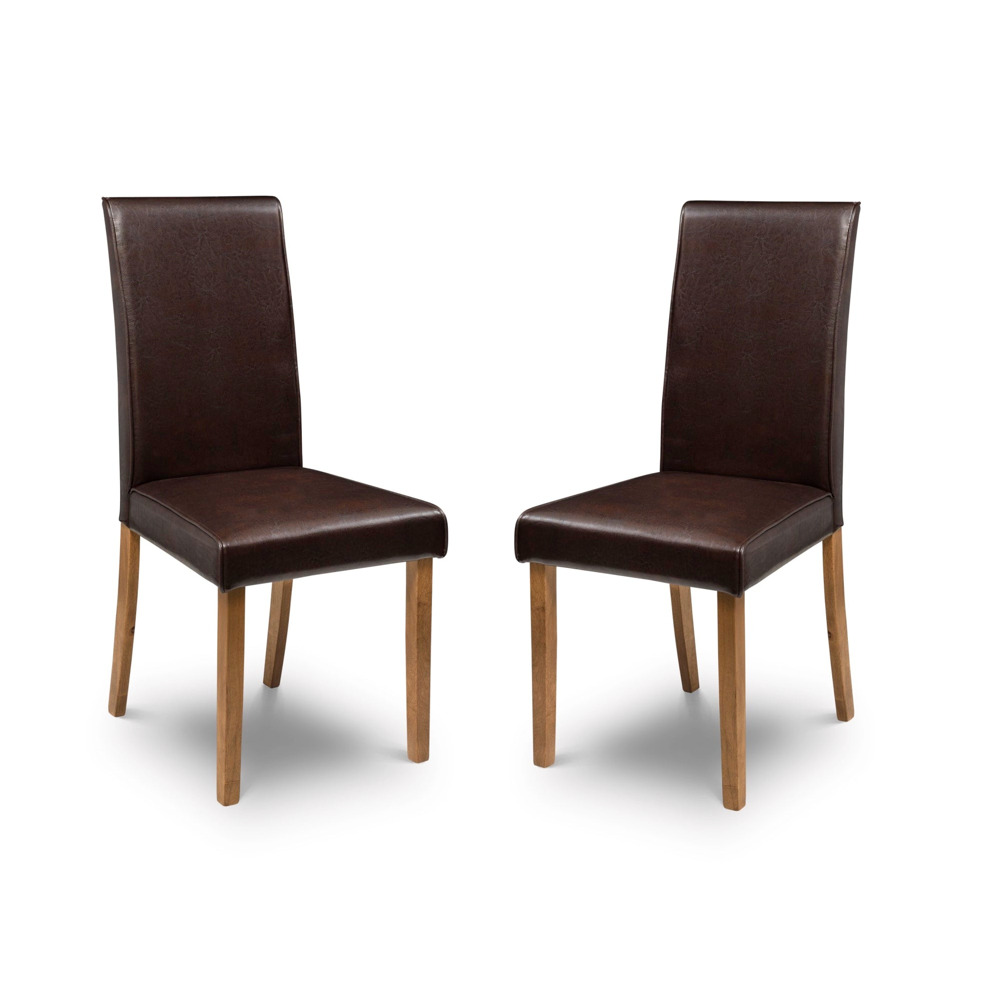 Set Of 2 Hudson Brown Chairs