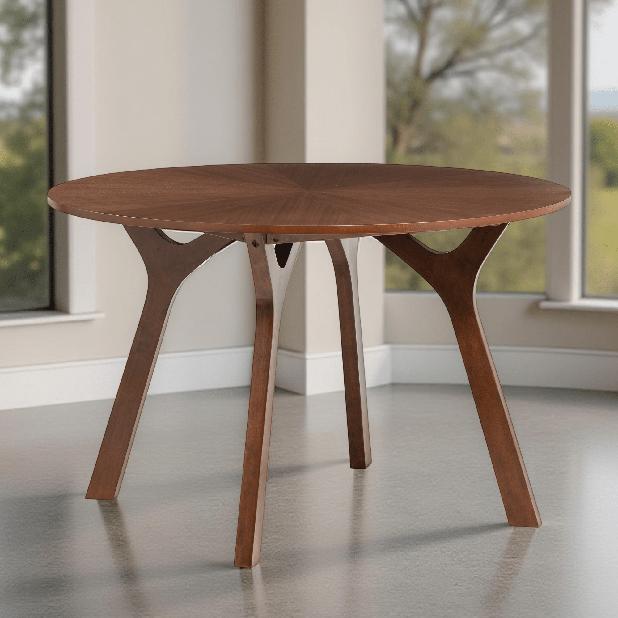 Huxley Round Table Walnut