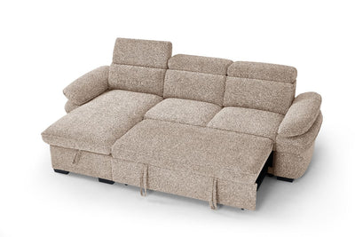 Hudson Sofabed Beige Universal Corner