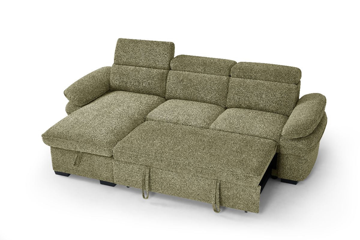 Hudson Sofabed Green Universal Corner
