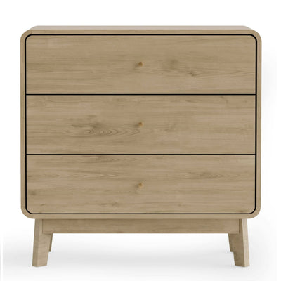 Ingrid 3 Drawer Chest Oak