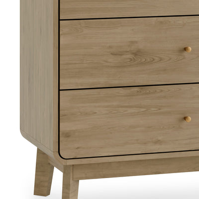 Ingrid 3 Drawer Chest Oak