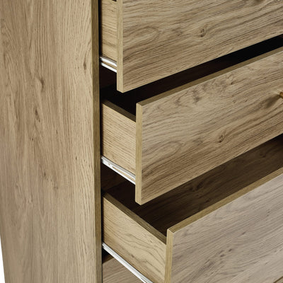 Ingrid 5 Drawer Chest Oak