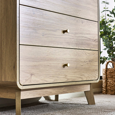 Ingrid 5 Drawer Chest Oak