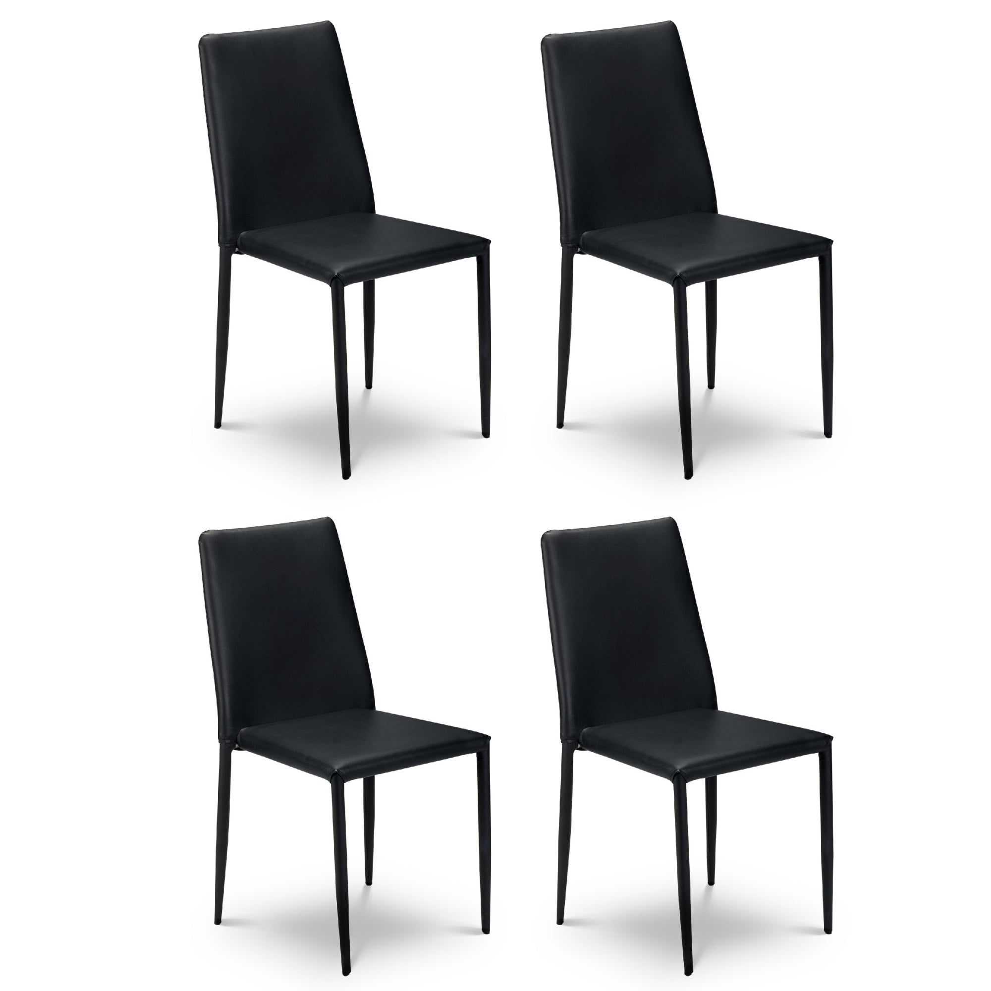 Set Of 4 Jazz Chairs Black