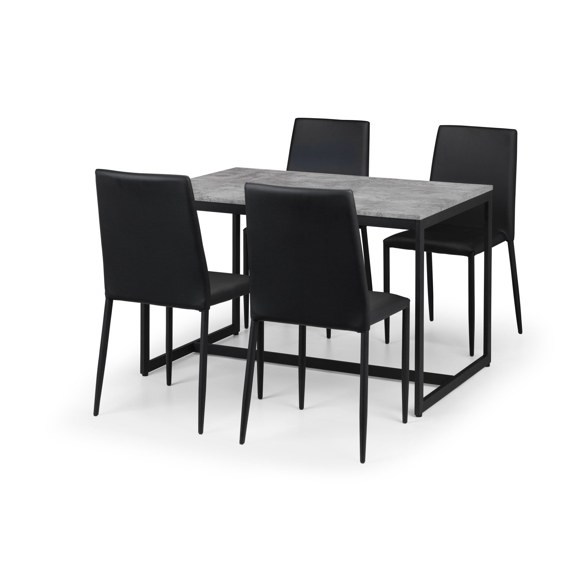 Set Of 4 Jazz Chairs Black